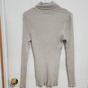 Lane Bryant, Ladies Turtle Neck Rib Knit Sweater.  Size 18/20